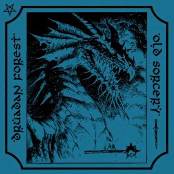 DRUADAN FOREST / OLD SORCERY - Split blue LP